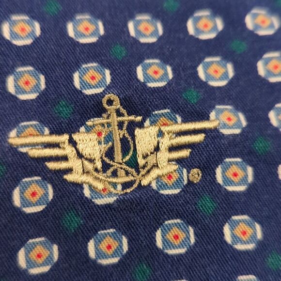 Dockers boys vintage button up geometric print shirt academia - Picture 3 of 5